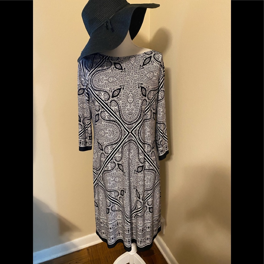 Wisp Print Dress Size 14